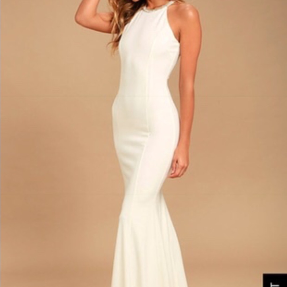 White dress from Lulus